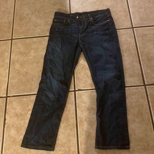 Men's Levi's 514 Dark Blue Jeans W36xL32 Like New Condition